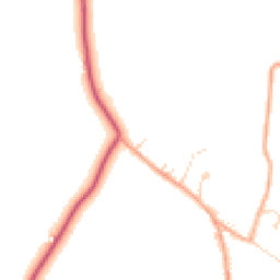 Daytime road noise heatmap for IP23 7PB