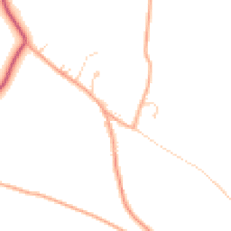 Daytime road noise heatmap for IP23 7PL