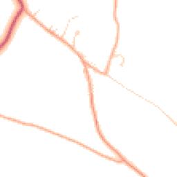 Daytime road noise heatmap for IP23 7PN