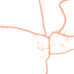 Daytime road noise heatmap for IP23 8JU