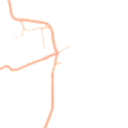 Daytime road noise heatmap for IP23 8NQ