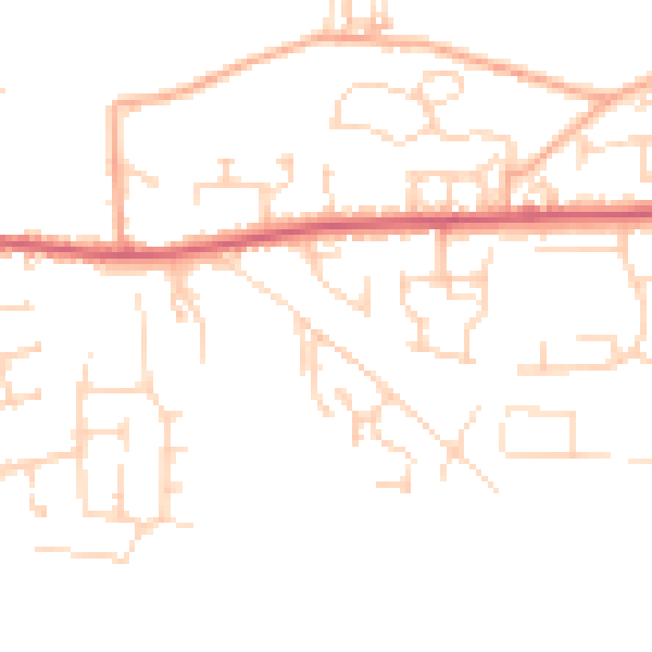 Daytime road noise heatmap for IP25 6DN