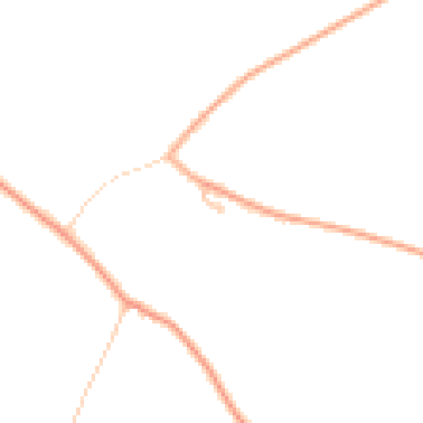 Daytime road noise heatmap for IP25 6DY