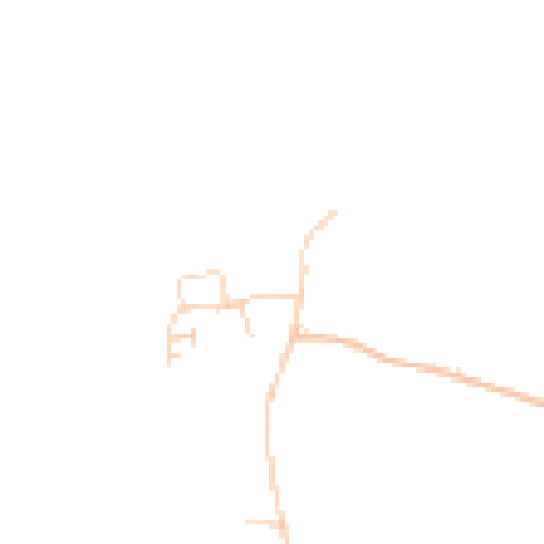 Daytime road noise heatmap for IP25 6QF