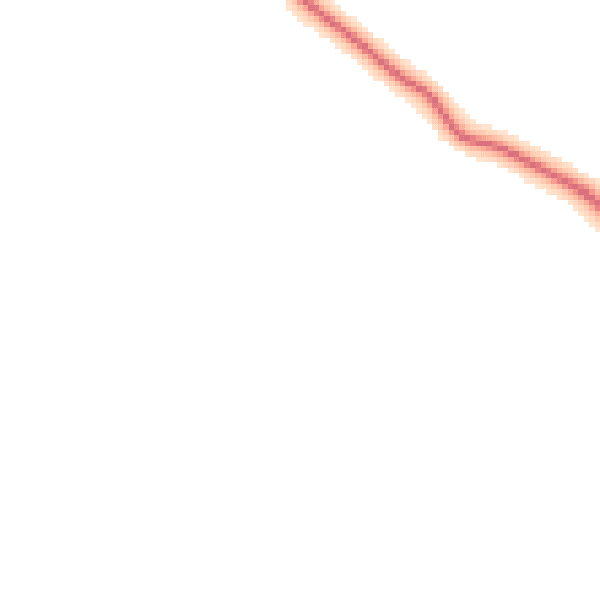 Night-time road noise heatmap for IP25 6QQ