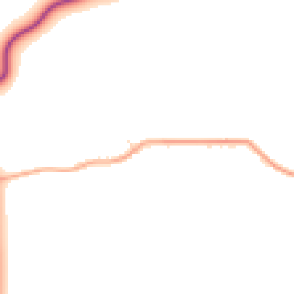 Daytime road noise heatmap for IP25 6RX