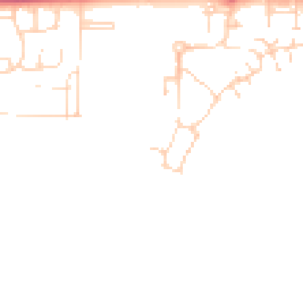 Daytime road noise heatmap for IP25 6UQ