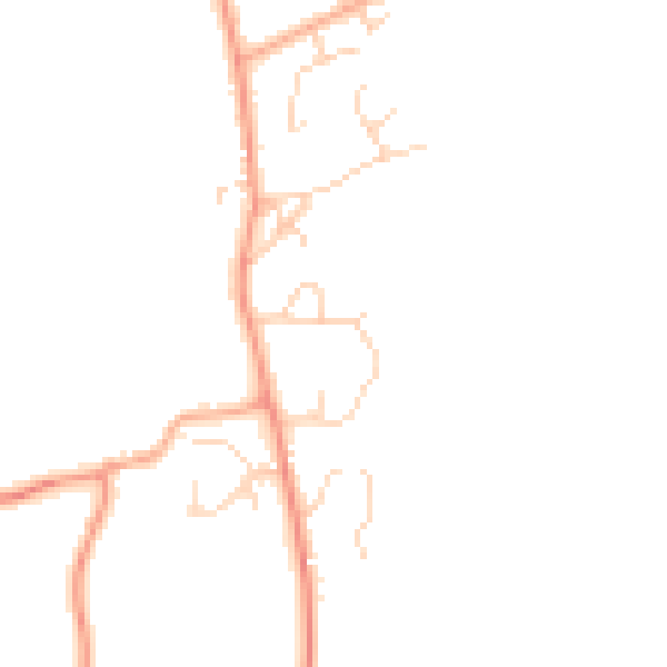 Daytime road noise heatmap for IP25 7AR