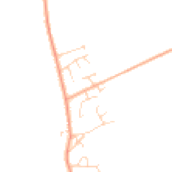 Daytime road noise heatmap for IP25 7AY