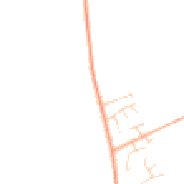 Daytime road noise heatmap for IP25 7BL