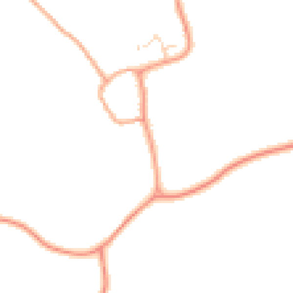 Daytime road noise heatmap for IP25 7DP