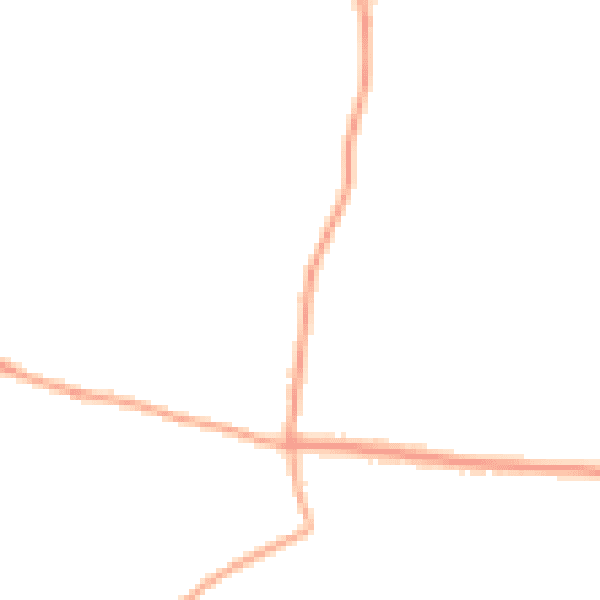 Daytime road noise heatmap for IP25 7DU