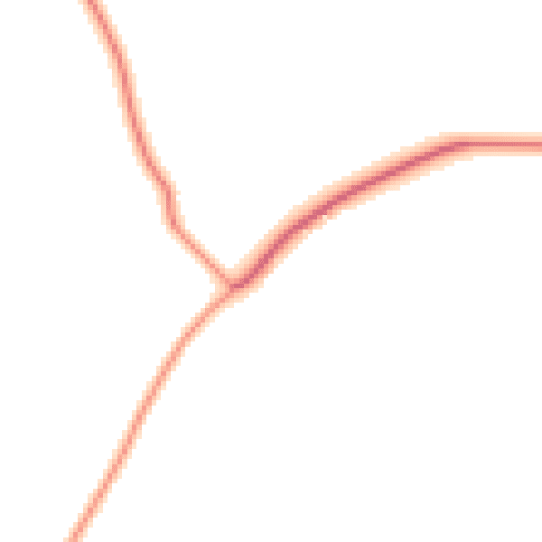 Daytime road noise heatmap for IP25 7PT