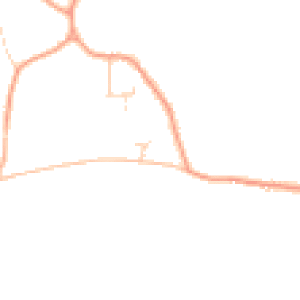 Daytime road noise heatmap for IP25 7RB