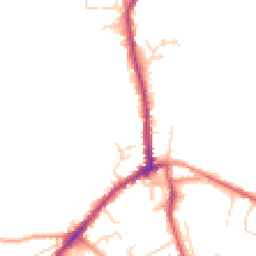 Daytime road noise heatmap for IP27 0AS