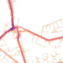 Daytime road noise heatmap for IP27 0BZ