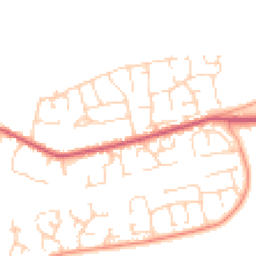 Daytime road noise heatmap for IP27 0DH