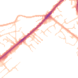 Daytime road noise heatmap for IP27 0EP