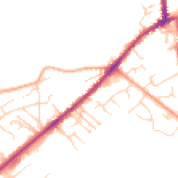 Daytime road noise heatmap for IP27 0EW