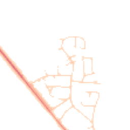 Daytime road noise heatmap for IP27 0GD