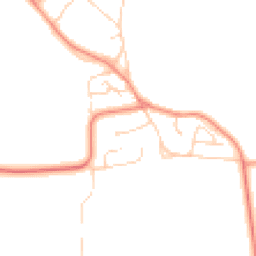 Daytime road noise heatmap for IP27 0PY