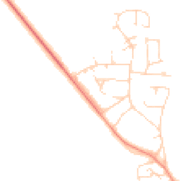 Daytime road noise heatmap for IP27 0QR