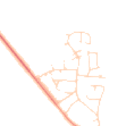 Daytime road noise heatmap for IP27 0QT