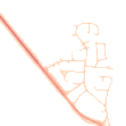 Daytime road noise heatmap for IP27 0QU