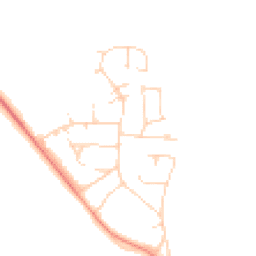 Daytime road noise heatmap for IP27 0QX