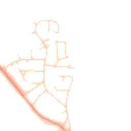 Daytime road noise heatmap for IP27 0QY
