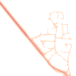 Daytime road noise heatmap for IP27 0RD