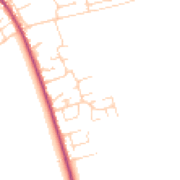 Daytime road noise heatmap for IP27 9DE