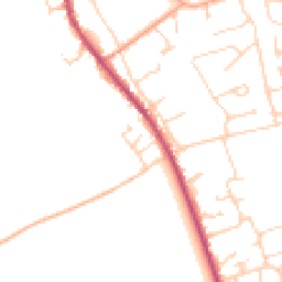 Daytime road noise heatmap for IP27 9DG