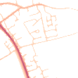Daytime road noise heatmap for IP27 9EQ