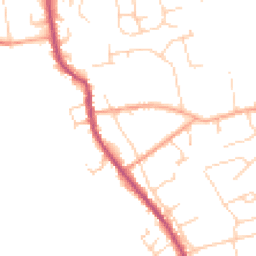 Daytime road noise heatmap for IP27 9HF