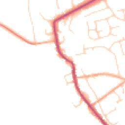 Daytime road noise heatmap for IP27 9JU