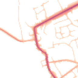 Daytime road noise heatmap for IP27 9LP