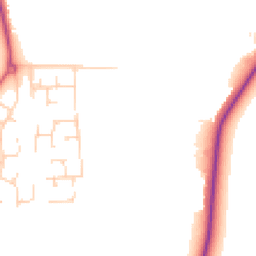 Daytime road noise heatmap for IP27 9SH