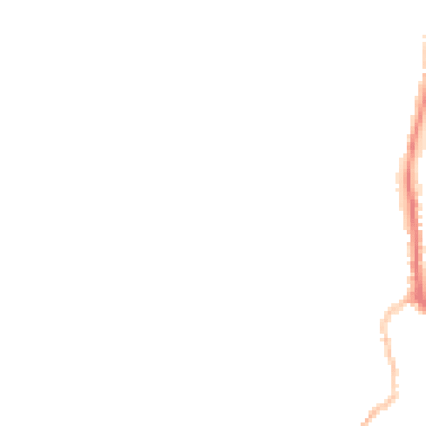 Night-time road noise heatmap for IP28 7BA