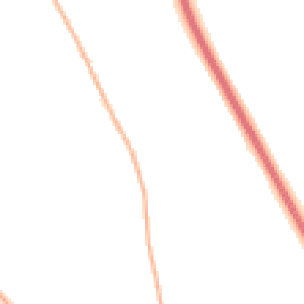 Night-time road noise heatmap for IP31 1SU