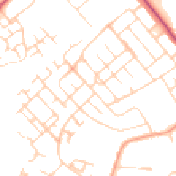 Daytime road noise heatmap for IP32 6DP