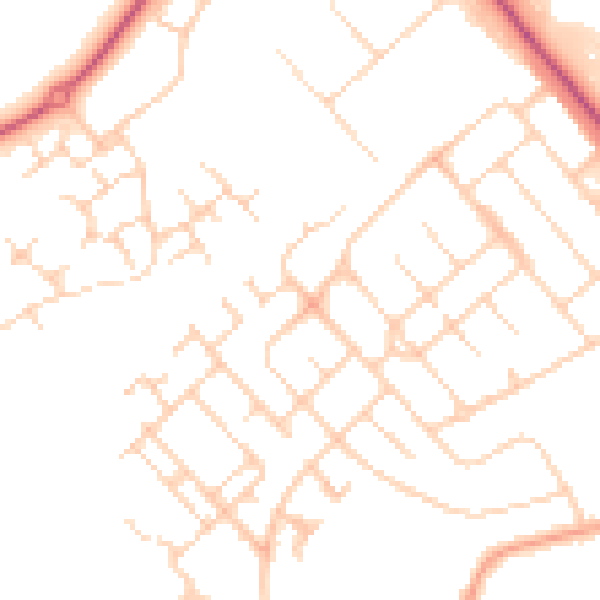 Daytime road noise heatmap for IP32 6DT