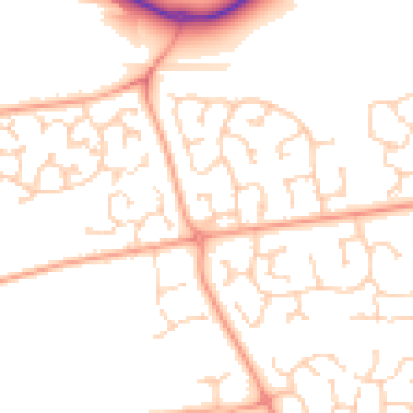 Daytime road noise heatmap for IP32 7LR