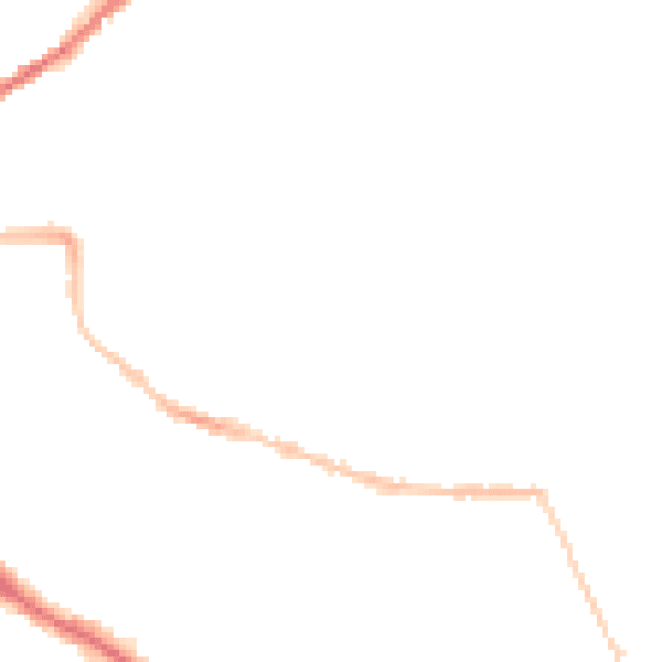 Night-time road noise heatmap for IP4 1PJ