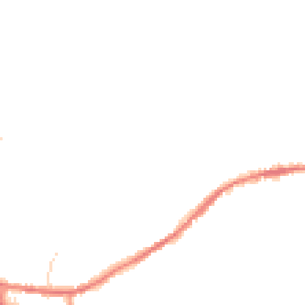 Night-time road noise heatmap for IP4 2GG