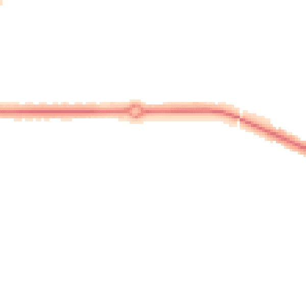 Night-time road noise heatmap for IP4 2TT