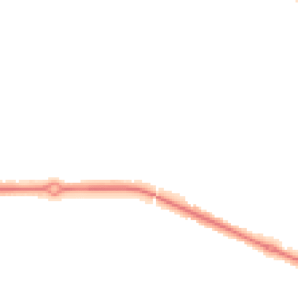 Night-time road noise heatmap for IP4 3BJ