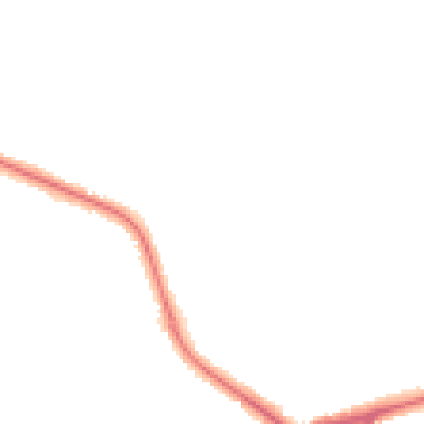 Night-time road noise heatmap for IP4 3LL