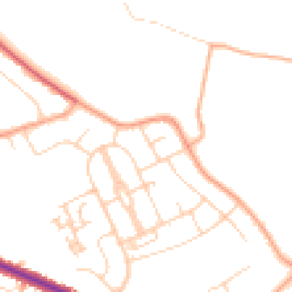 Daytime road noise heatmap for IP4 3PL