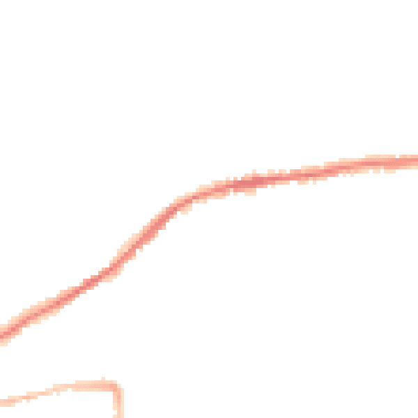 Night-time road noise heatmap for IP4 4BA